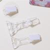 50Pcs Clear Badges Display Stand Holder Acrylic Badges Button Base Stand Selfs Adhesive Button Pins Display Stand Gift