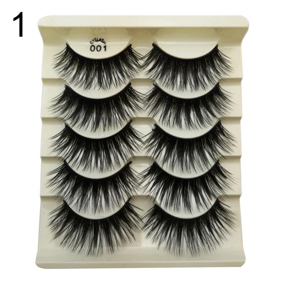 Fashion Thick False Eyelashes Long Natural Lashes Extensions for Women Girls