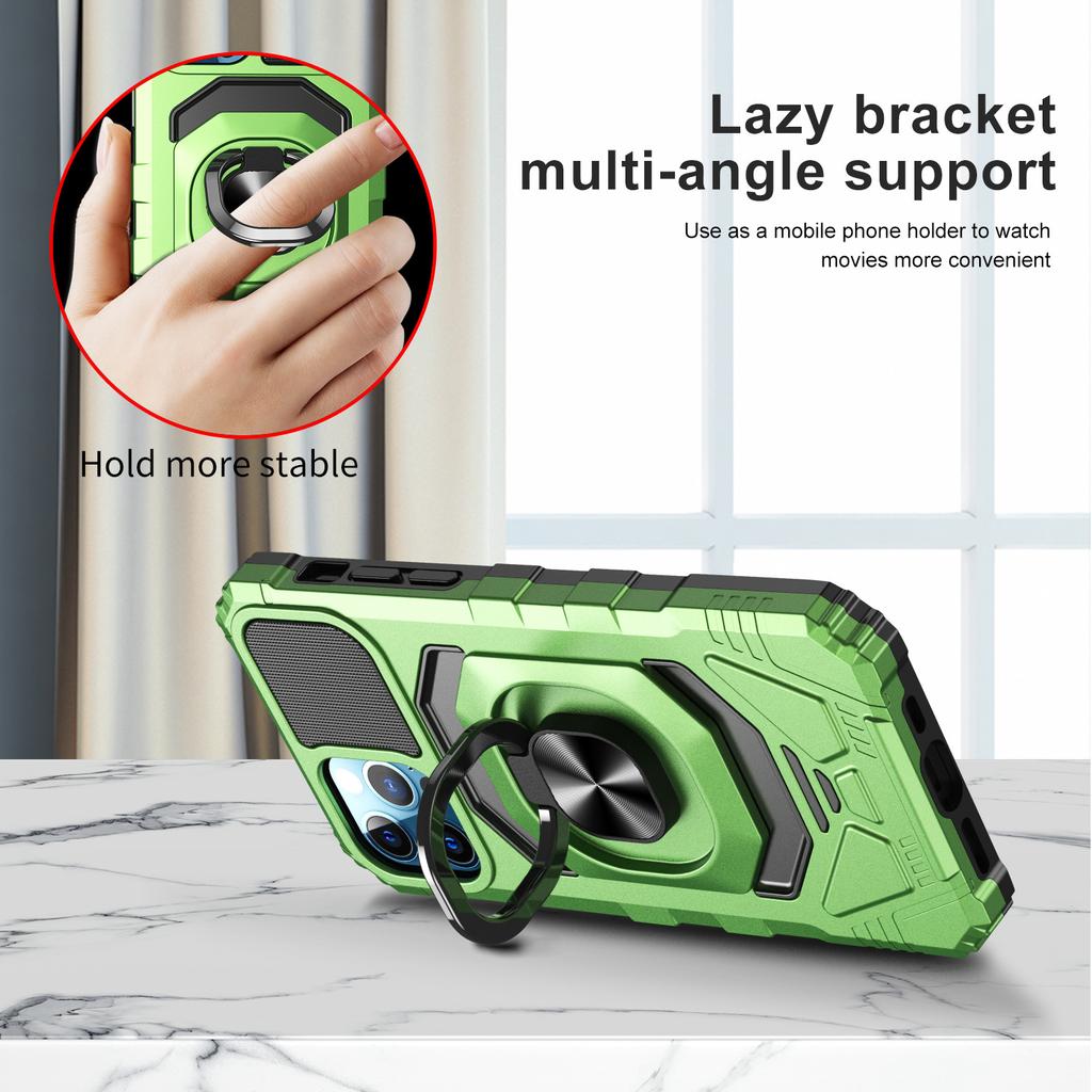 Applicable to Apple 17promax mobile phone case IP16 simple business 15 military anti-drop case 14 car magnetic attraction 13 tide