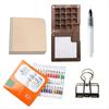 Palette de peinture de voyage BHBL, Set d'aquarelle portable avec clip et stylo à eau, Set de voyage aquarelle Pocketartist, Palette de peinture