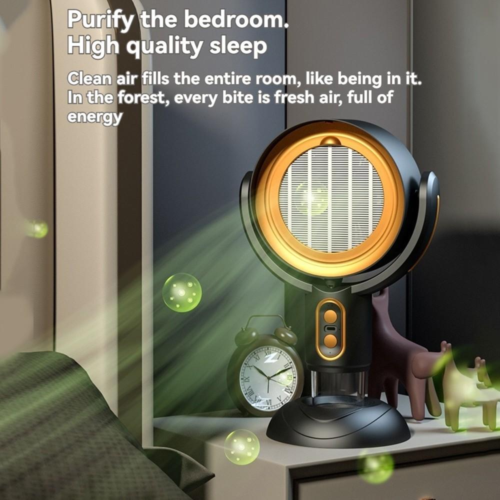 Indoor BBQ Hot Pot Oil Remover Detachable Aluminum Filter Portable Kitchen Range Hood Mini Desktop Exhaust Fan