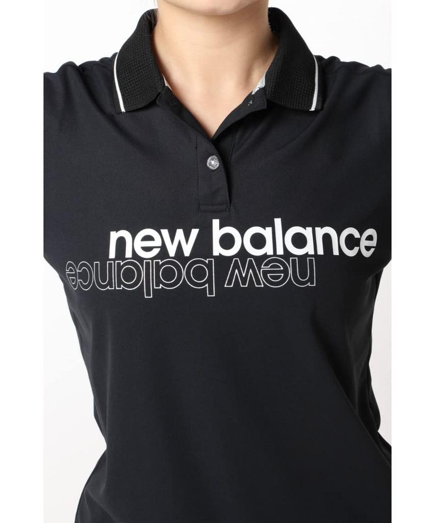 Golf Short Sleeve Polo Shirt Quick UV 0 [New Balance] (Water Absorbent, Drying, Protection, Stretch) / Women's / 012-2160502 100_Red [S]