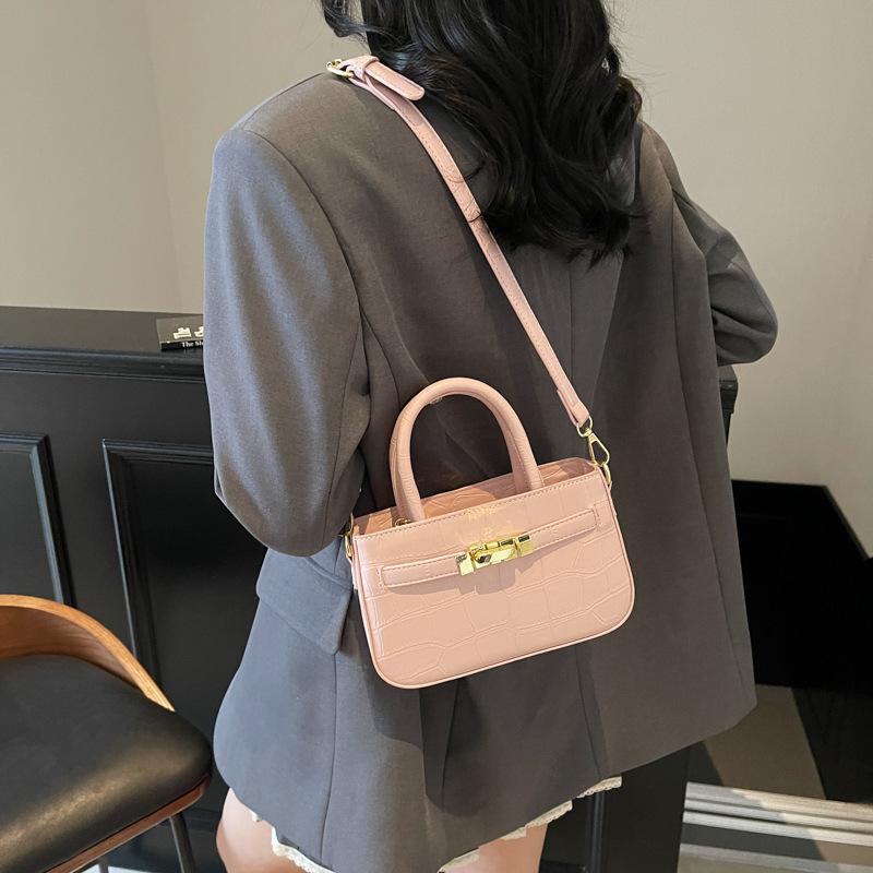 Handbag Women's New Fashion Solid Color Shoulder Messenger Bag