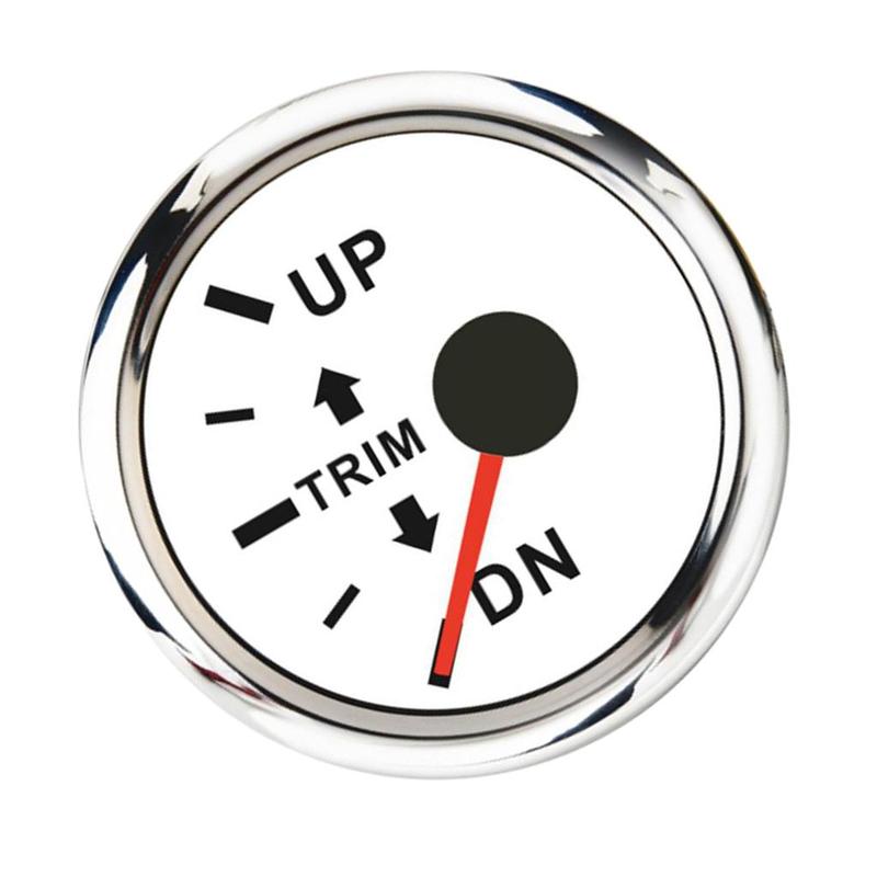 Marine Gauge Waterproof Dustproof IP67 PC Polycarbonate Trim Tilt Meter for Ship Yacht Boat Outboard Engine