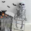 100'' Halloween Skull Balloon Giant Skeleton Foil Balloon Skeleton Birthday Party Supplies Spooky Halloween Balloons Decorations