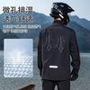Motorrad-Regenanzug für den ganzen Körper, wasserdichtes 3-teiliges Set für Fahrer mit Hose und Überschuhen, Unisex-Fahrbekleidung für Erwachsene