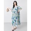 Aiyilian Retro Printed Summer Dress