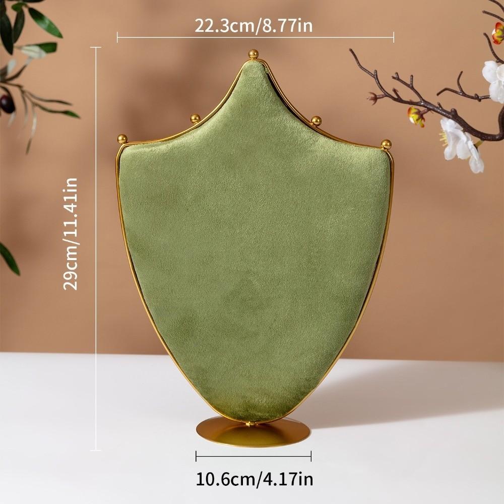 Crown Shaped Necklace Display Holder Metal Base Jewelry Organizer Store Window Display