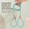 Solid Rope Dog Leash Adjustable Loop Thick Design Dog Training Leashes Comfortable Handle Shock-Absorbing No Pull Dog Leash