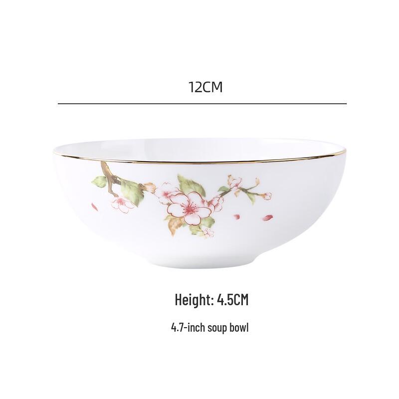 

Ru Han 26-Year Ceramic 4.7-inch Soup Bowl
