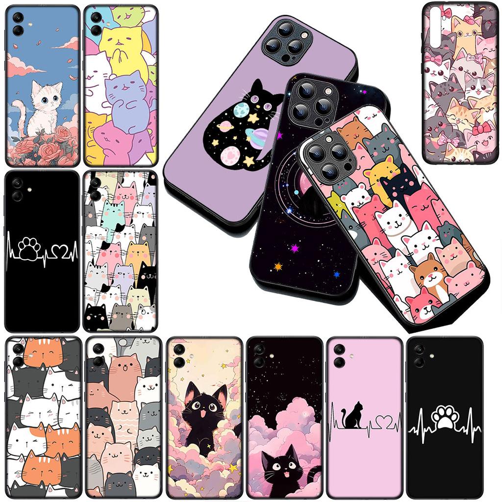 Protective Cover for Apple iPhone 12 13 Pro XS Max Mini ProMax X XR Air 13Pro Casing Phone Case Anime Kitten Cat Cartoon