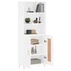 VidaXL Highboard White 69.5x34x180 Cm Engineered Wood 3189941