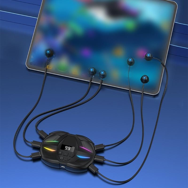 Fast Speed Screen Tapper Featuring Sensors Mapping Technology and Dynamic Breathing LED Effects for Smartphone Tablet