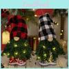 Creative Christmas Tree Gnome Figurine With Illuminated Nordic Forest Design For Festive Holiday Decor