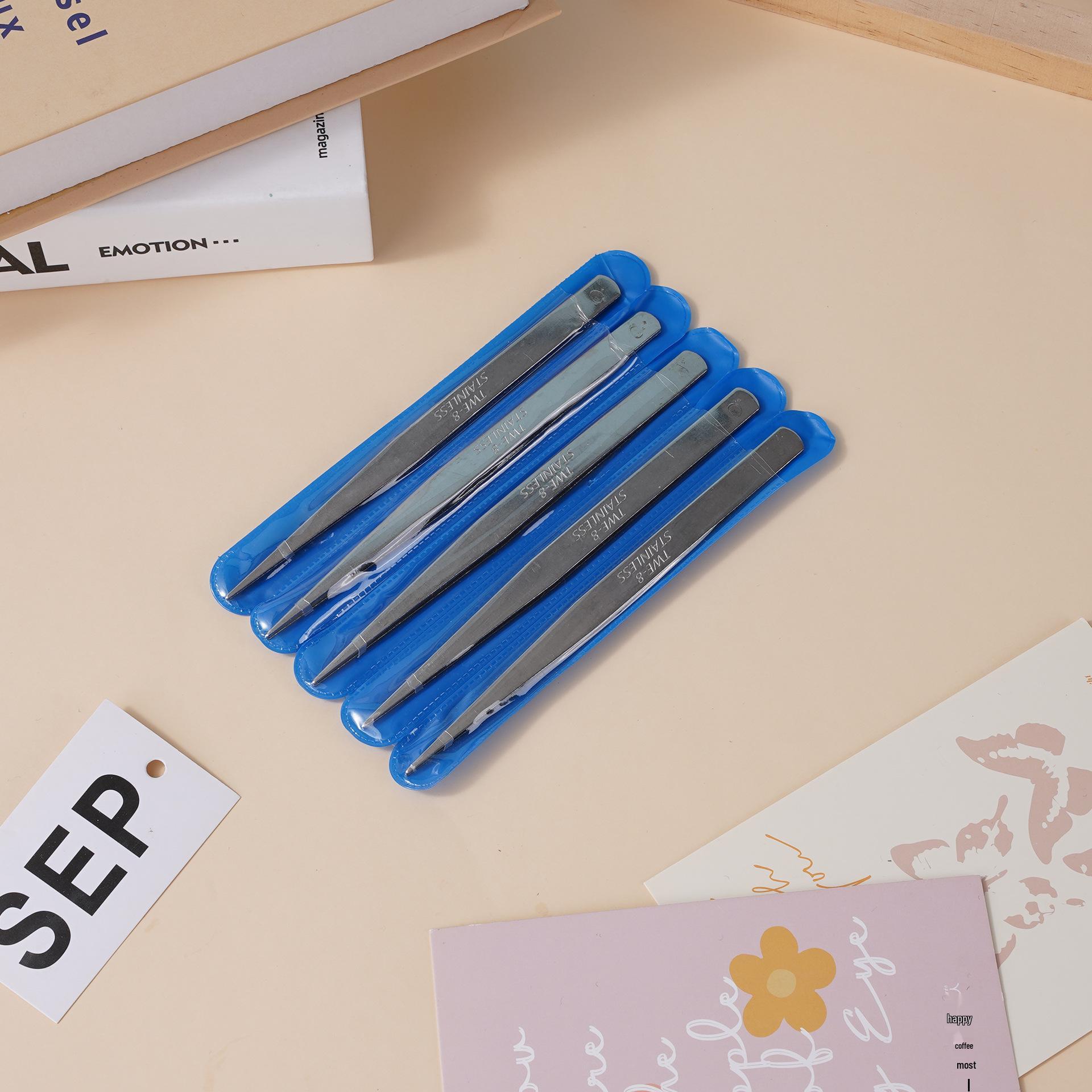 High-Precision Stainless Steel Elbow Tweezers for Sewing Machines