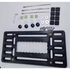 Car License Plate Bracket Front License Plate Holder Mounting Kit Universal Bumper Frame Mount With Stainless Steel Screw Cap