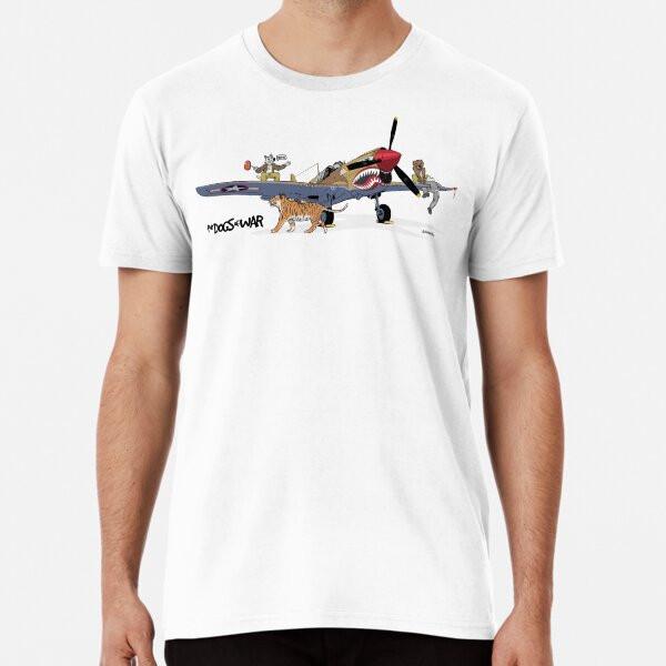 The Dogs of War: P40 Warhawk Premium T-Shirt S to 5XL Made in the AU/USA T-Shirt