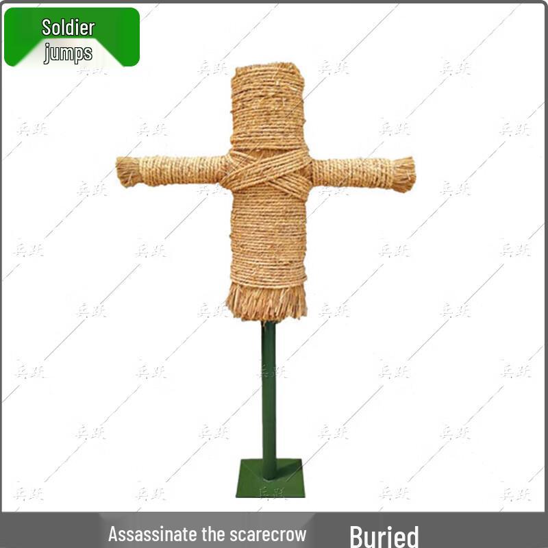 Martial Arts Ground-Embedded Training Dummy
