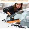 26" Snow Brush & Ice Scraper for Car Windshield and Window | 2-in-1 Winter Tool with Premium Bristles for Cars/SUVs/Trucks — Rotating Head, Heavy -
