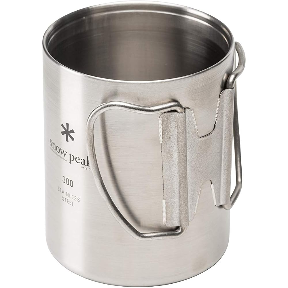Snow Peak Stainless Steel Vacuum Mug 300ml Insulated Travel Cup Hot Cold Beverage