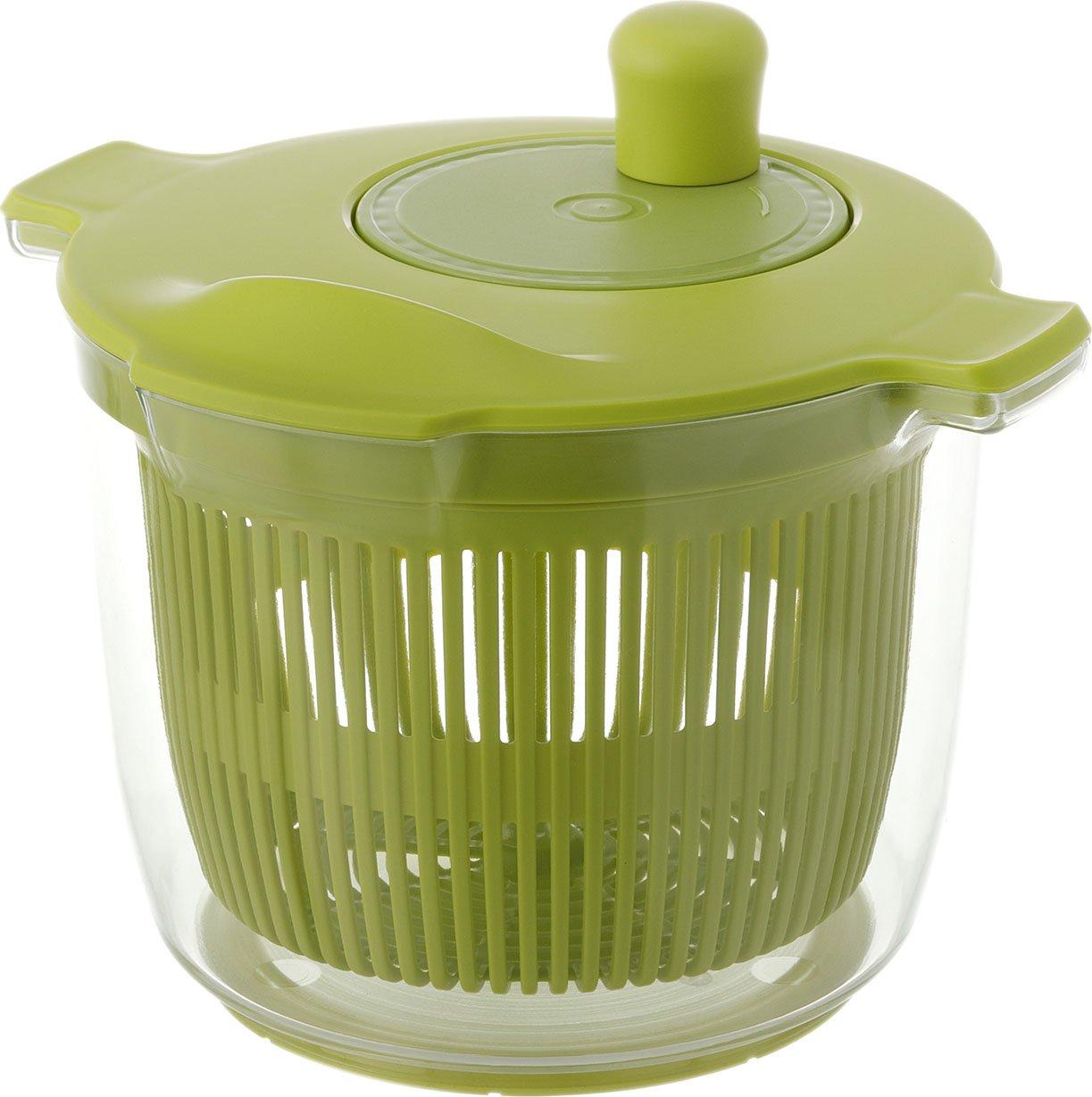 

Risu Salad Made in Japan Spinner/Vegetable Drainer, Green, 2.3L, Liberalista, зелёный