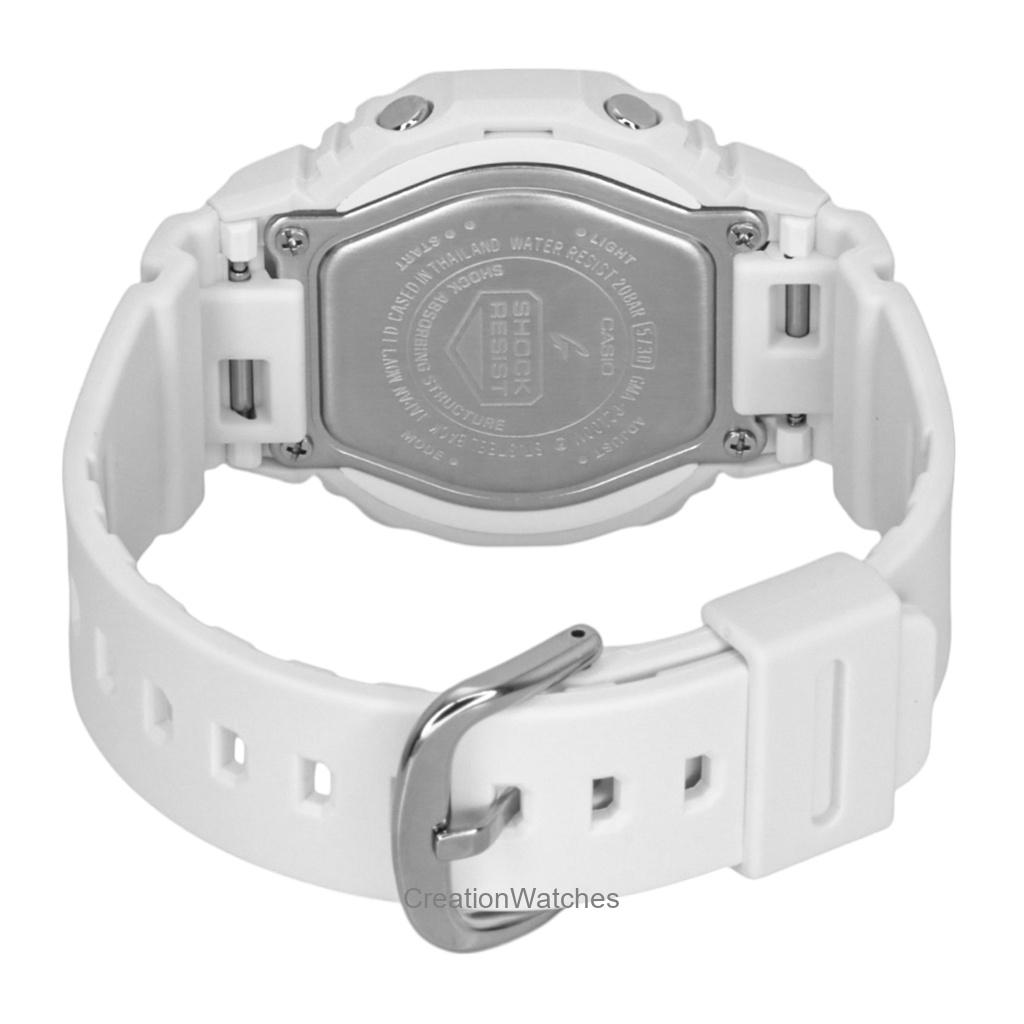 Casio G-Shock Analog Digital Bio-Based Resin Strap White Dial Quartz GMA-P2100M-7A 200M Women's Watch
