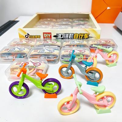 Plastics Assembled Balance Car Ornaments Toy Balance Car Radish Bike Radish Mini Bike Toy Sport Game Mini