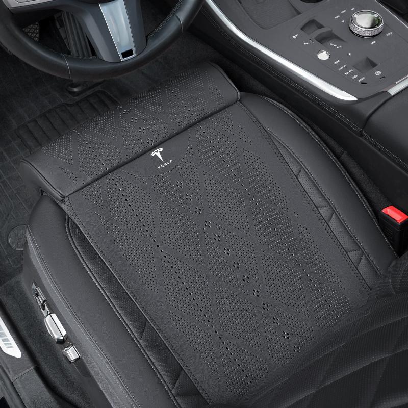 Autostoel Verlengstuk Beensteun Nappa Leer Beensteun Stoelmat Voor Tesla Model 3 Y S X Cybertruck Juguete Roadster Coil Bonina