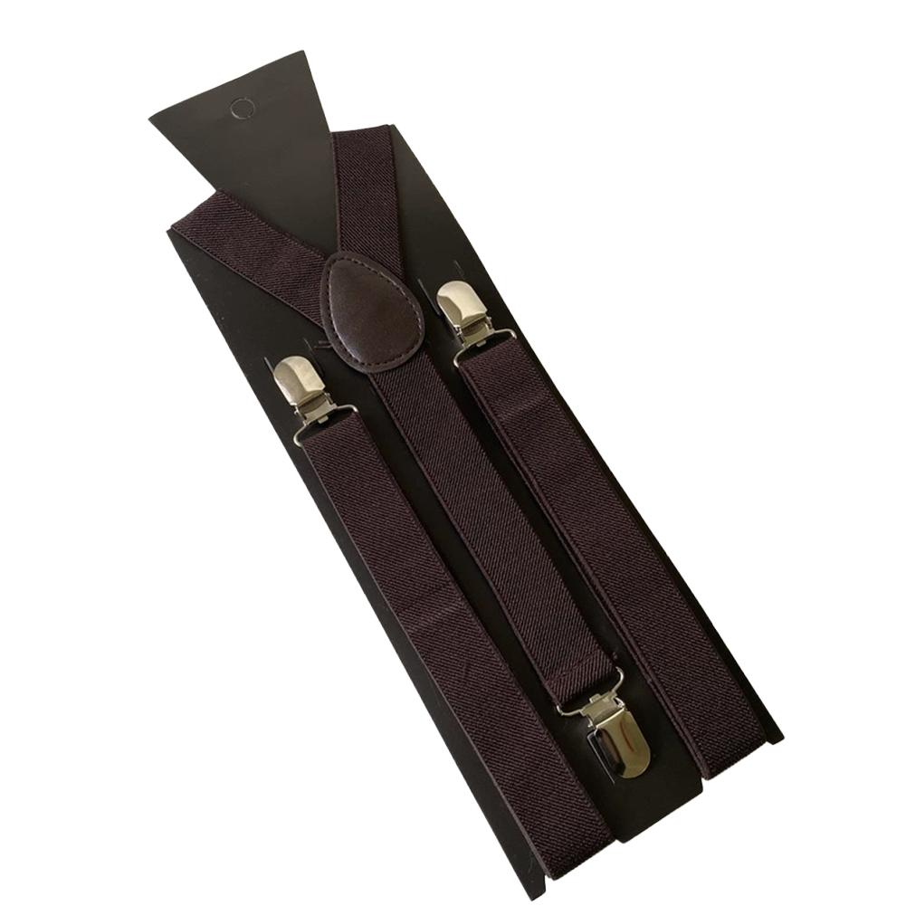 Suspenders For Men Pants Apparel Adult Suspender Man Shirt Dress Women Wedding Party Solid Colors Suit Skirt With Braces Straps