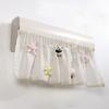 1Pc INS Cute Plush Doll Deco Windbreak Curtain for Air Conditioner Summer Cover Prevent Direct Blowing Cloth Bedroom Decoration