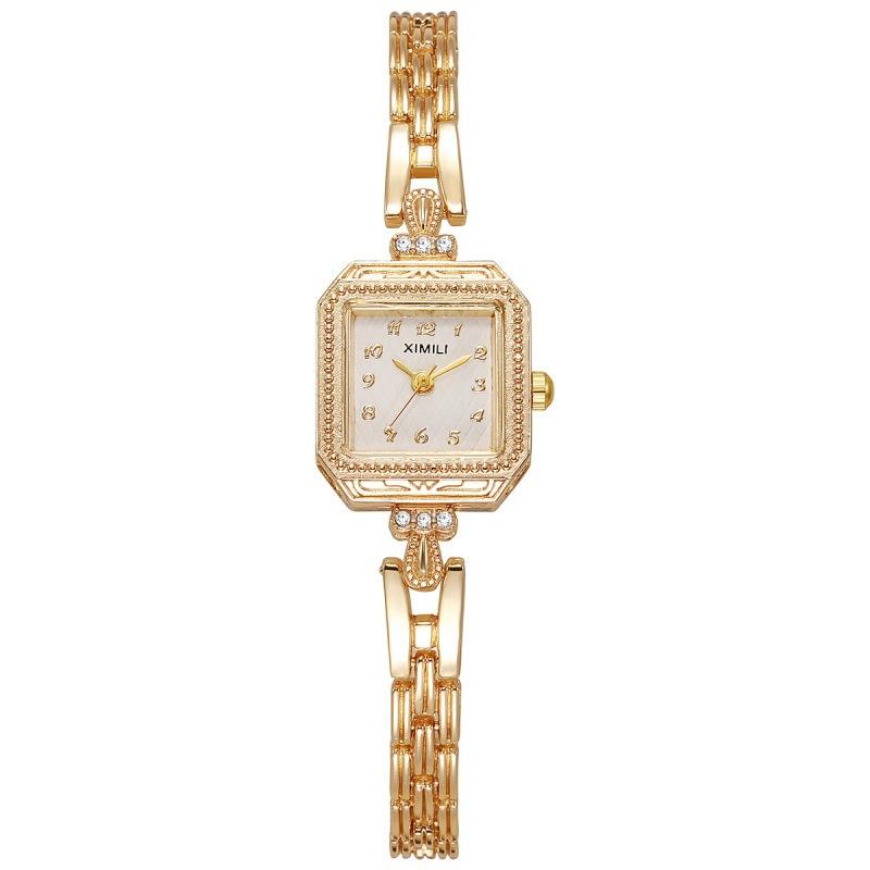 New Literary And Retro Square Small Exquisite Light Luxury Niche Ins Style Temperament Bracelet Quartz Watch