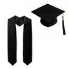 Bachelor Cap Graduation Season Set Solid Color University Graduation Set  Graduation Ceremony