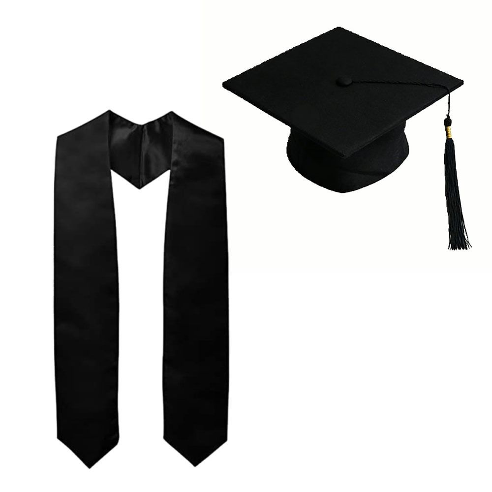 Bachelor Cap Graduation Season Set Solid Color University Graduation Set  Graduation Ceremony