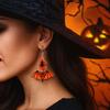 Bat Cute Ghost Ear Studs Heart Pumpkin Dangle Earrings Fashion Halloween Earrings  Gift