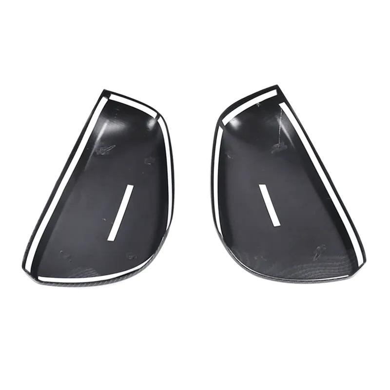 For Renault Koleos 2017- Accessories Carbon Fiber Color Side Mirror Cover Rear View Mirror Trim Sticker For Samsung QM6