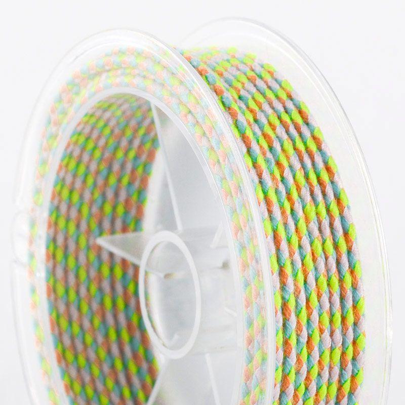 Colorful Carrying Strap Braided Rope Hand-Made Cotton Threads Handcraft Braiding Rope Braided Rope Bracelet Braiding Thread Crafts Tassel DIY Material