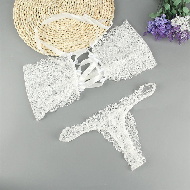 Sexy Women'S Lingerie Babydoll Sleepwear Lace Dress Underwear G-String Nightwear