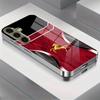 Bois de Rose Cheval Doré Étui de Téléphone Haut de Gamme Étui de Téléphone en Verre Plaqué pour Samsung Galaxy S26 S25 S24 S23 S22 S21 FE, Ultra, Plus