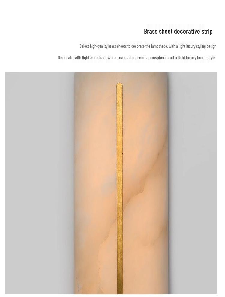Marble Luxury Staircase Light - Spanish & Italian High-End Bedroom, Balcony, Hallway, Entrance, & Bedside Wall Lamp