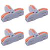 20Pcs Quick Terminal Block Wire Connector TShaped PushType Wiring Splitter SPLT1(Gray )