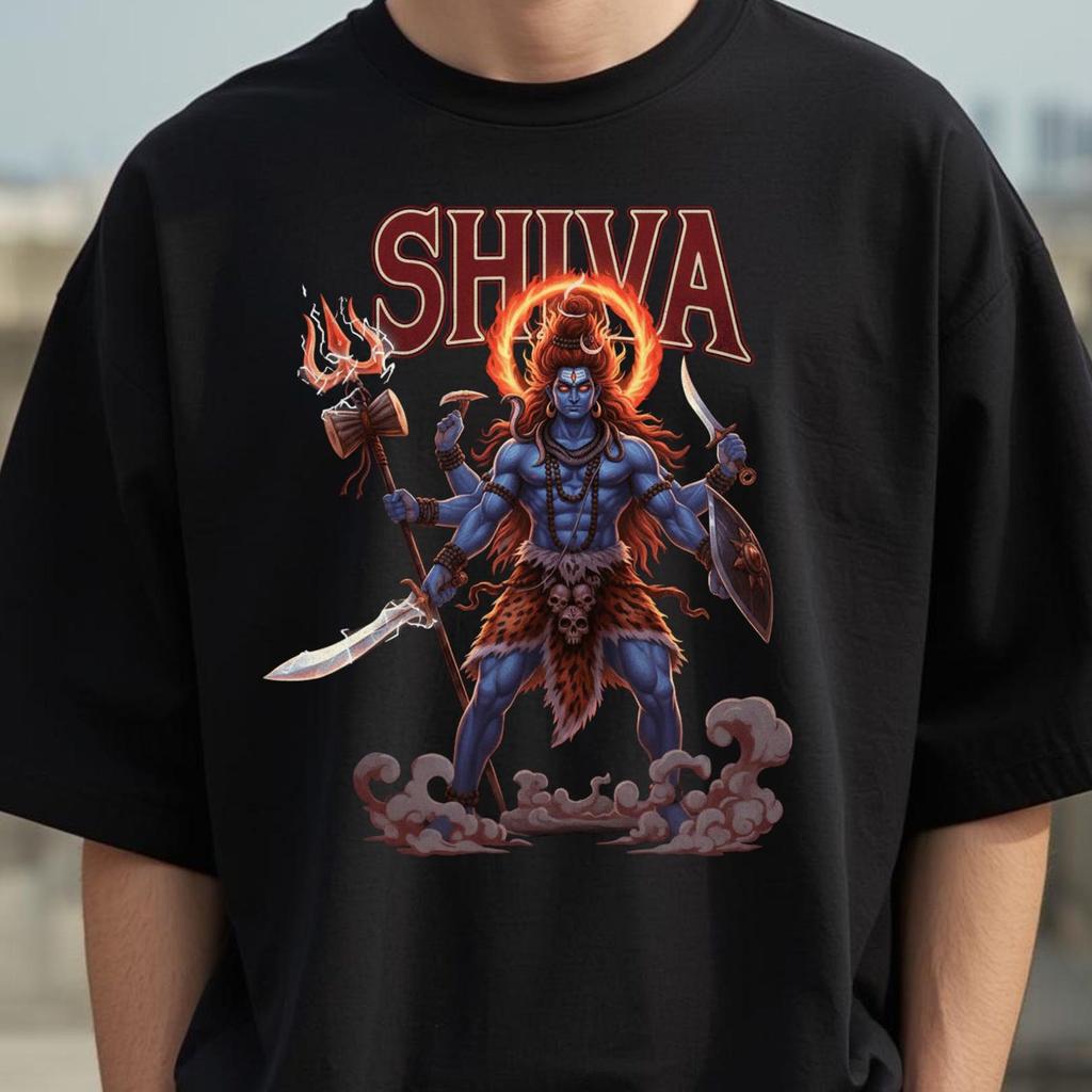Hindu God Lord Shiva Shirt | Indian Deity Tshirt | Mythology Nataraja Dance Tee