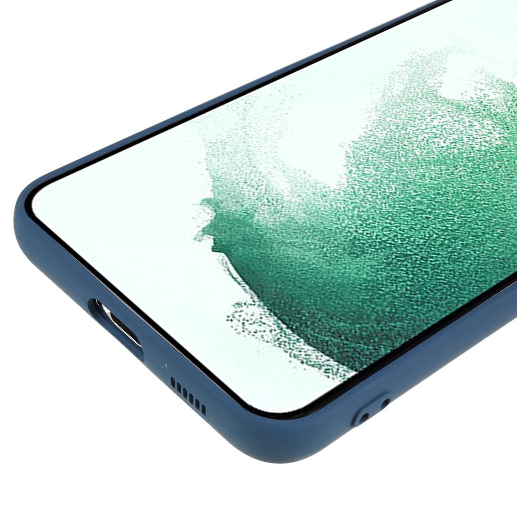 Für Samsung Galaxy S22+ 5G Handyhülle Weiche Faserfütterung Gummiertes TPU Handycover