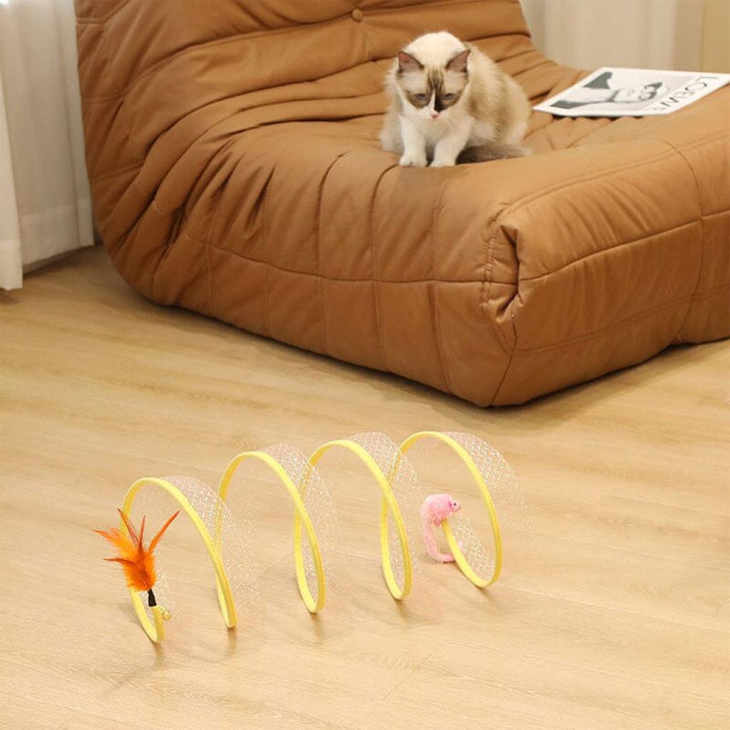 Folded Tunnel Pet Interactive Toy, Toys, S-Type Tunnel Toys For Puppy