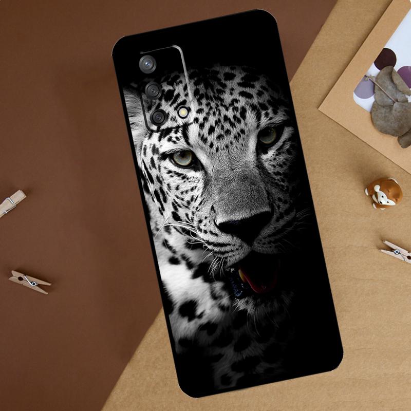 Cheetah Panther Snow Cheetah For Oppo A18 A38 A58 A78 A98 A40 A60 A80 A74 A94 A54 A16 A76 A96 A15 A57S A17 A77 Phone Case
