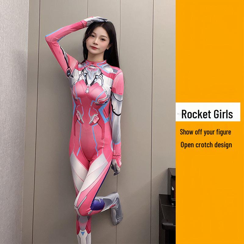 

Женский комбинезон Паук на Хэллоуин для косплея – Красный, Синий, Черный EVA Комбинезон, вдохновленный Рей Аянами и Аской L