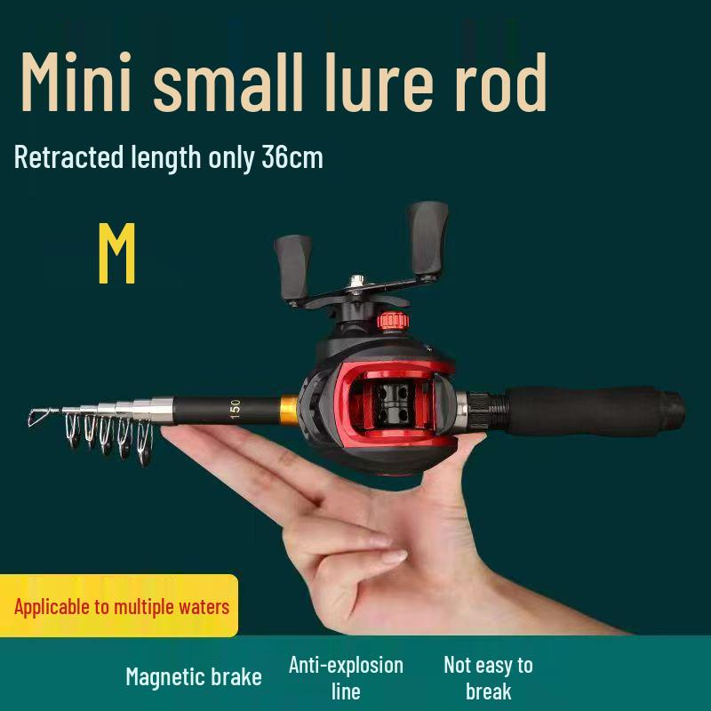 Portable Sea Fishing Rod Set: Mini Travel Fishing Gear Kit
