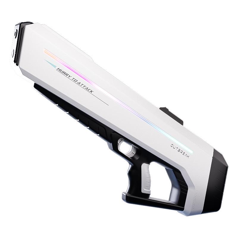 Pulse Light High-Pressure Electric Water Gun: Continuous Fire Toy for Kids & Adults with Large Capacity