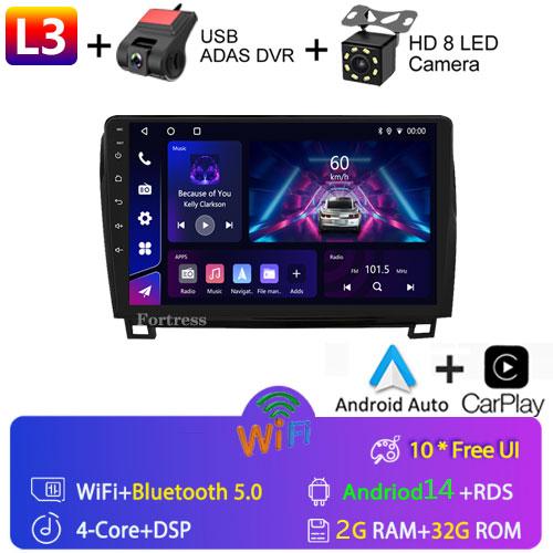 2Din Android Autoradio GPS for Toyota Tundra XK50 2007-2013 Sequoia XK60 2008-2017 Car Radio Multimedia Video Player Navi Stereo