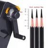 Temperamatite a manovella Tenwin Temperamatite meccanico per studenti d'arte Temperamatite in plastica a manovella per articoli di cancelleria