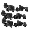 6Pcs Guitar Locking Tuners Tuning Pegs for Full Enclosed Electric Guitars AccessoriesBlack